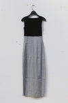 SWAYING/KNIT knitting stitching vest skirt SW23SS2L19 Deep Gray/Gray Orchid PS56